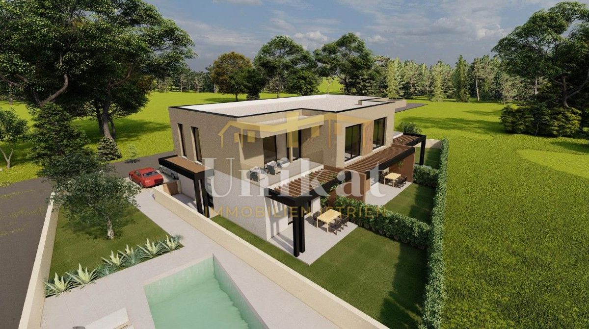 Stanovanje v pritličju z vrtom - skupni bazen, 3,5 km do morja